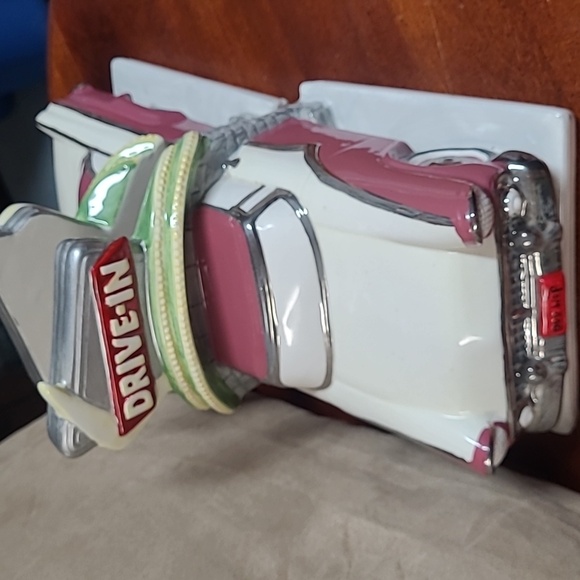 Russ Berrie Pink and Silver Car Accents Decor Bookends - Picture 2 of 9